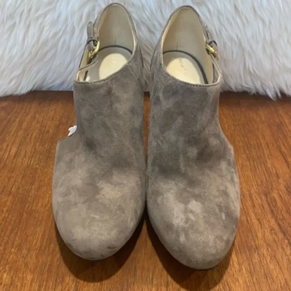 Naturalizer Neutral Gray Leather Pumps Booties